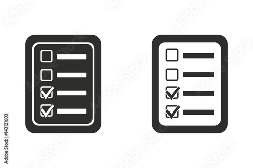 Checklist - vector icon.