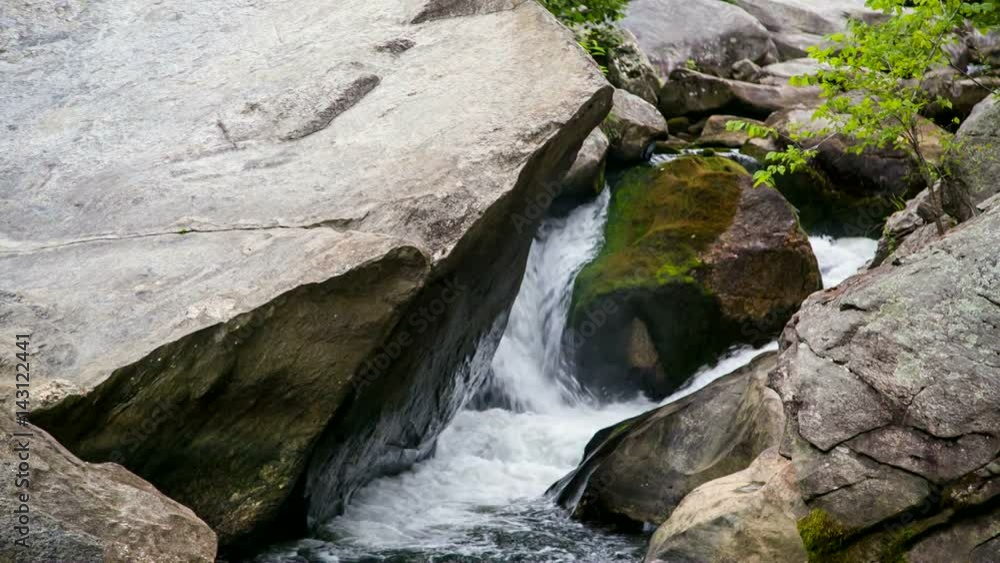 Waterfall in the North Carolina Blue Ridge Mountains Waterfall in the North Carolina Blue Ridge Mountains