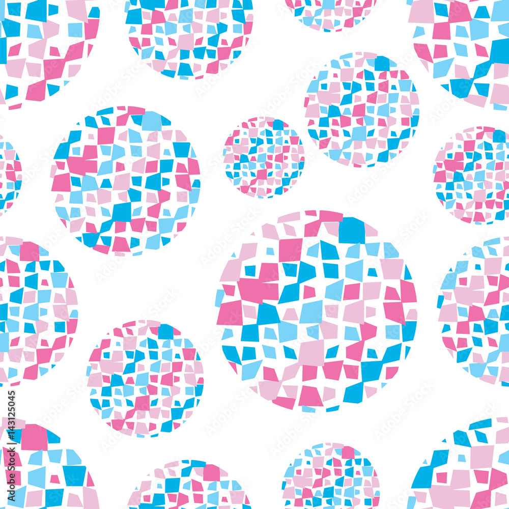 Polka dot seamless pattern. Polka dot seamless pattern.