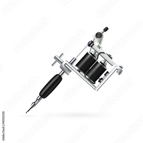 Realistic Tattoo Machine