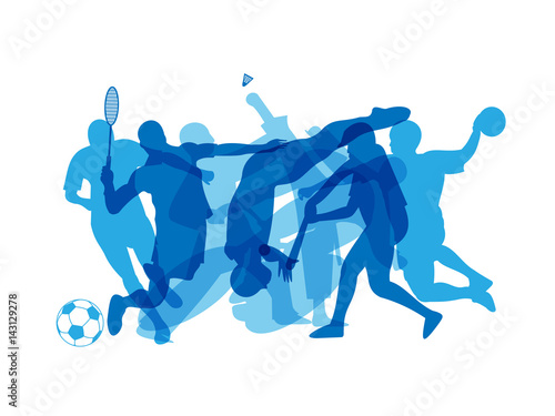 SPORTS SILHOUETTES BANNER