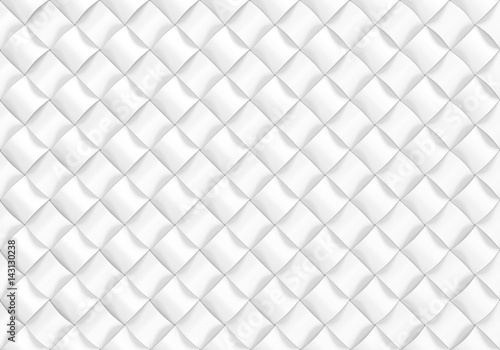 White abstract background design pattern. 3d render