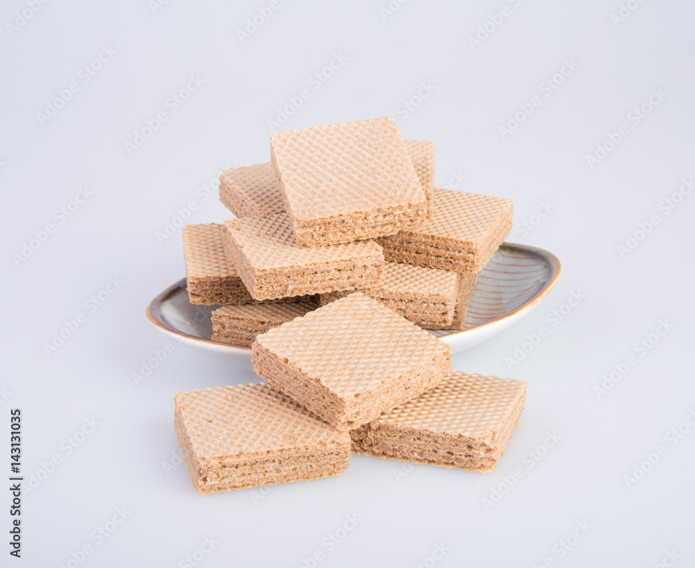 wafer or wafer biscuit on the background. wafer or wafer biscuit on the background.