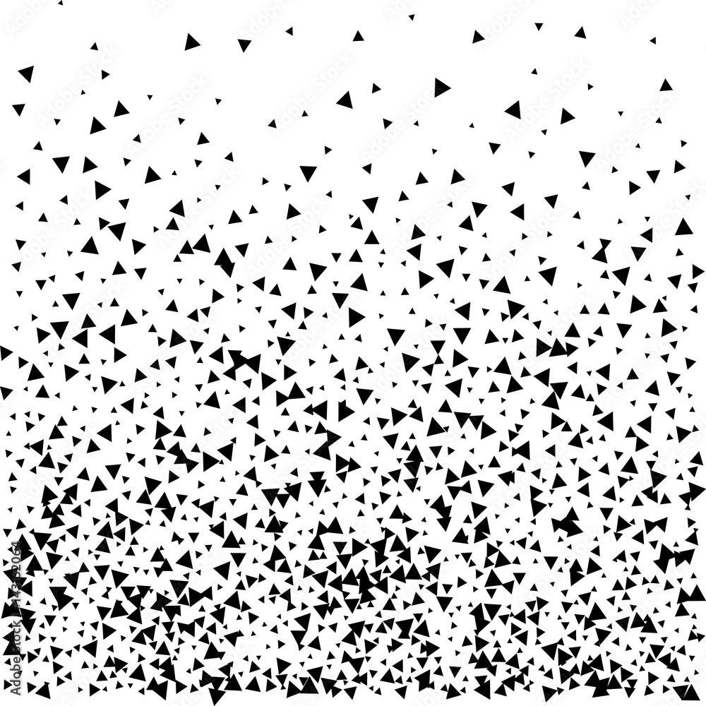 Abstract background of scattered triangles. Vector Abstract background of scattered triangles. Vector