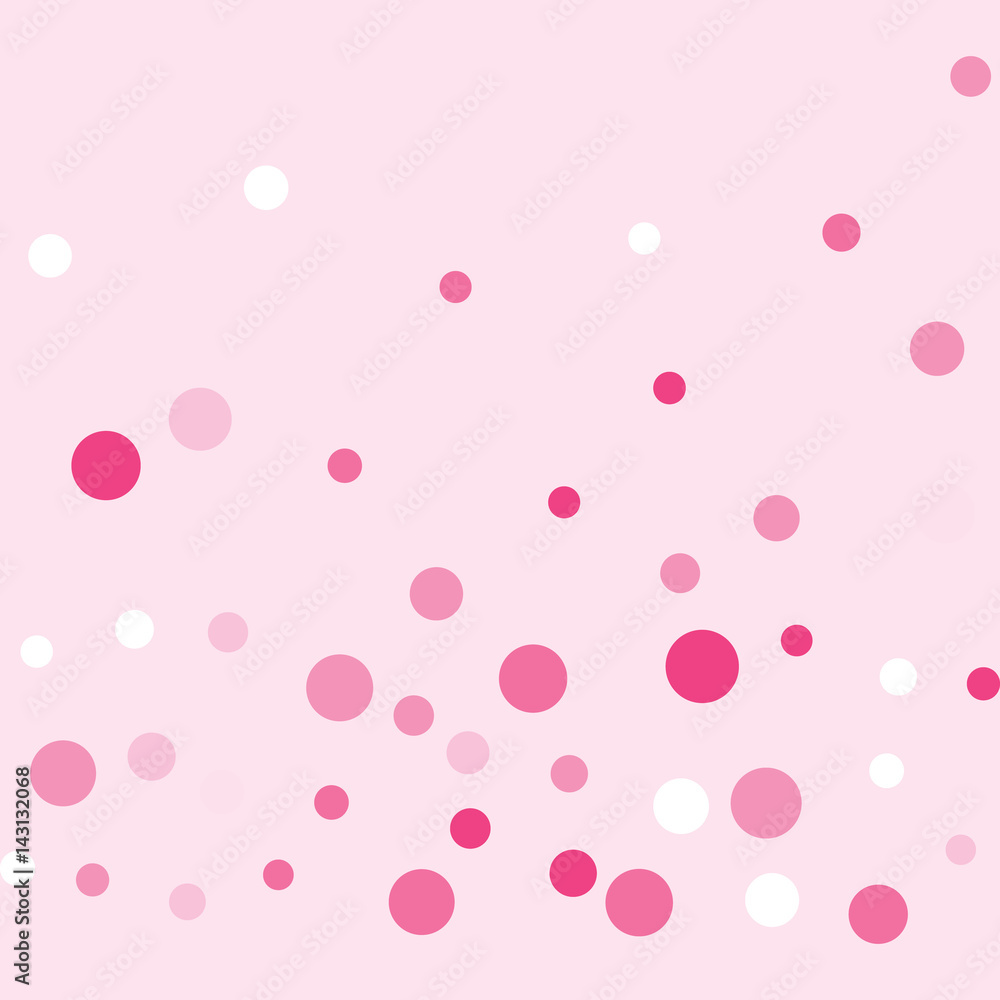 Abstract background of colored circles. Vector