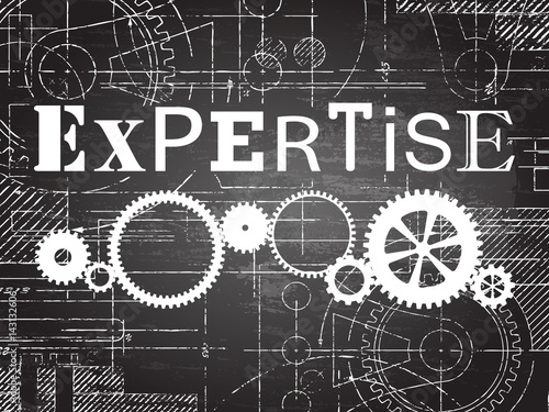 Expertise Blackboard Tech Drawing