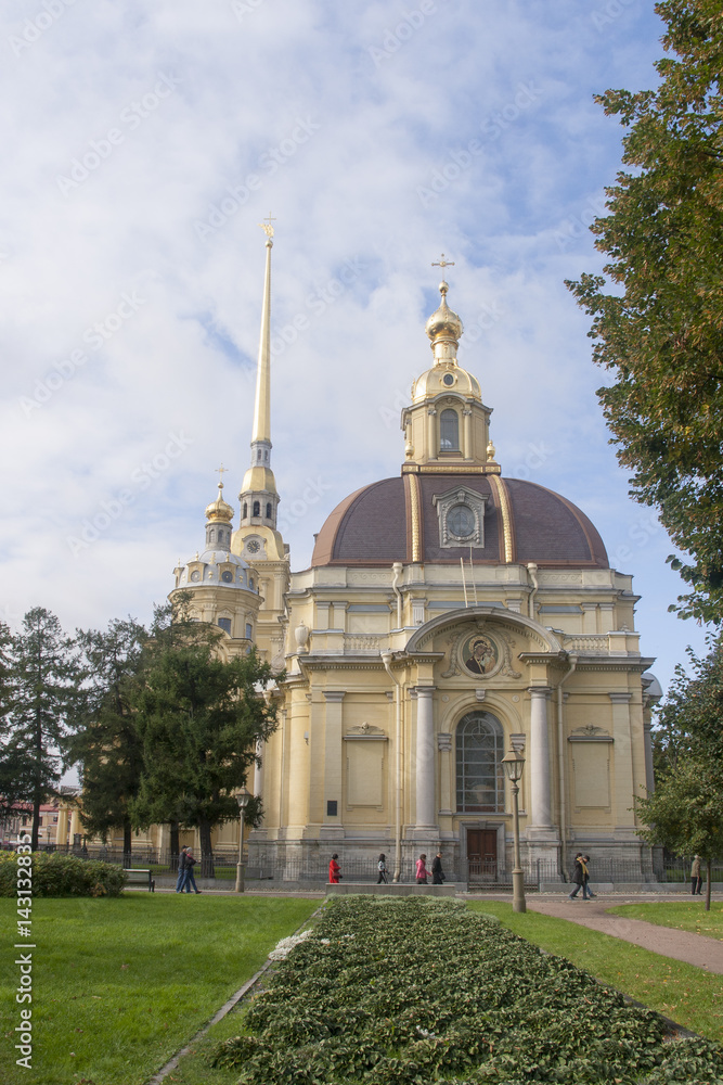 the landscape in port peter ,St Petersburg,russia