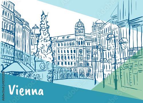 Graben street in Vienna