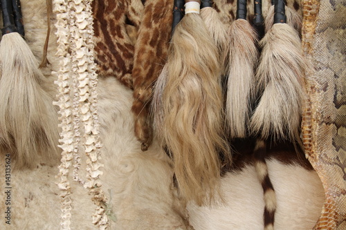 Voodoo paraphernalia, Akodessawa Fetish Market, Lomé, Togo / This market is located in Lomé, the capital of Togo in West Africa and is is largest voodoo market in the world.

 photo