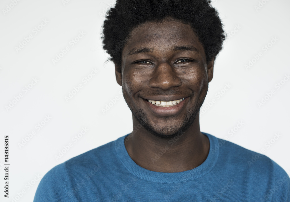 Man Cheerful Studio Portrait Concept Man Cheerful Studio Portrait Concept