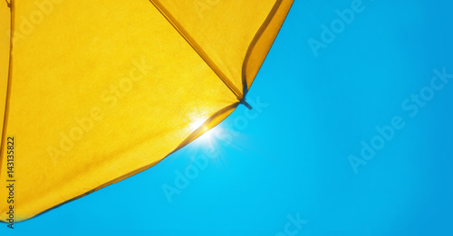 Sunshade in summer