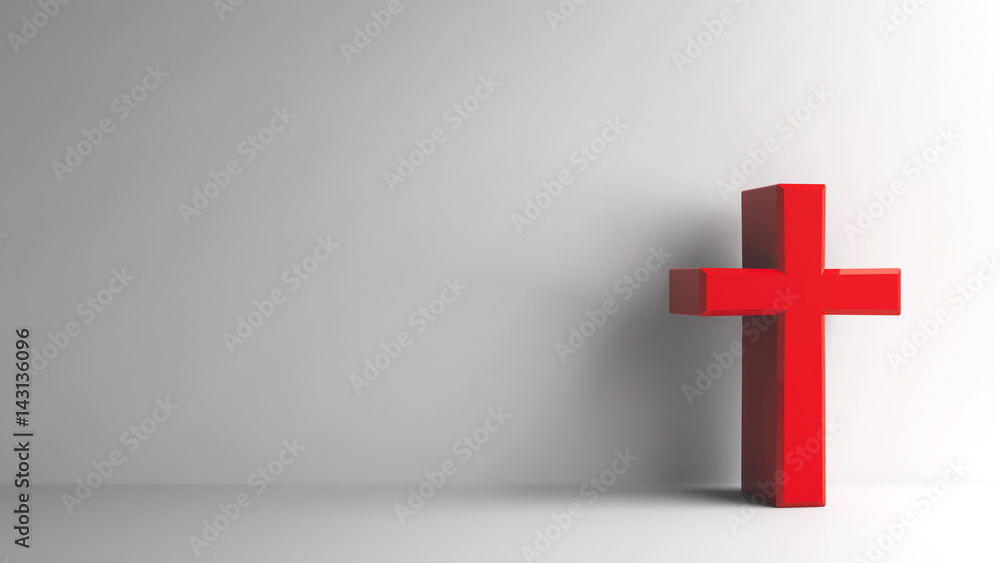 Obraz premium Red cross sign #2