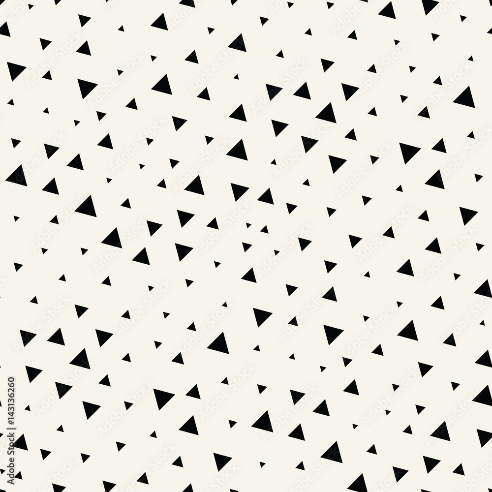 minimal graphic geometric triangle seamless memphis pattern