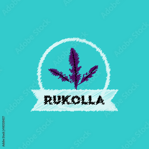 flat vector icon design collection Kitchenware seasoning rukolla