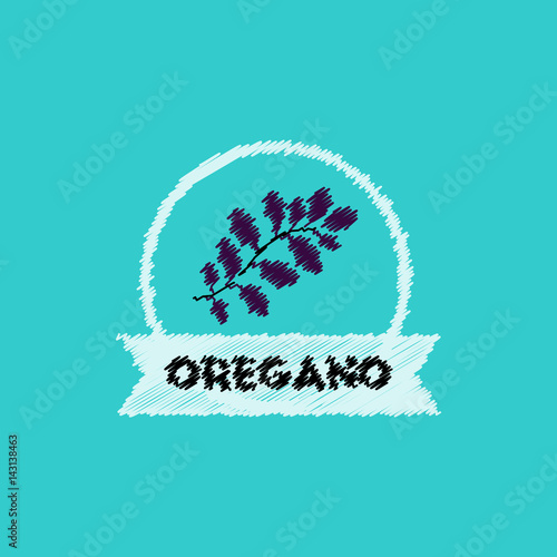 flat vector icon design collection Kitchenware seasoning oregano