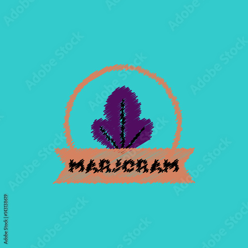 flat vector icon design collection Kitchenware seasoning marjoram