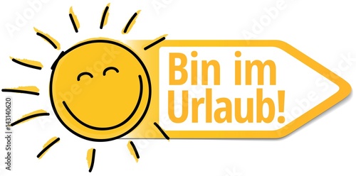 Bin im Urlaub