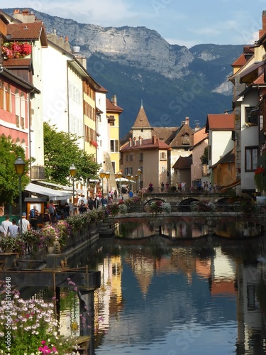 Annecy, canal du Thiou (France)