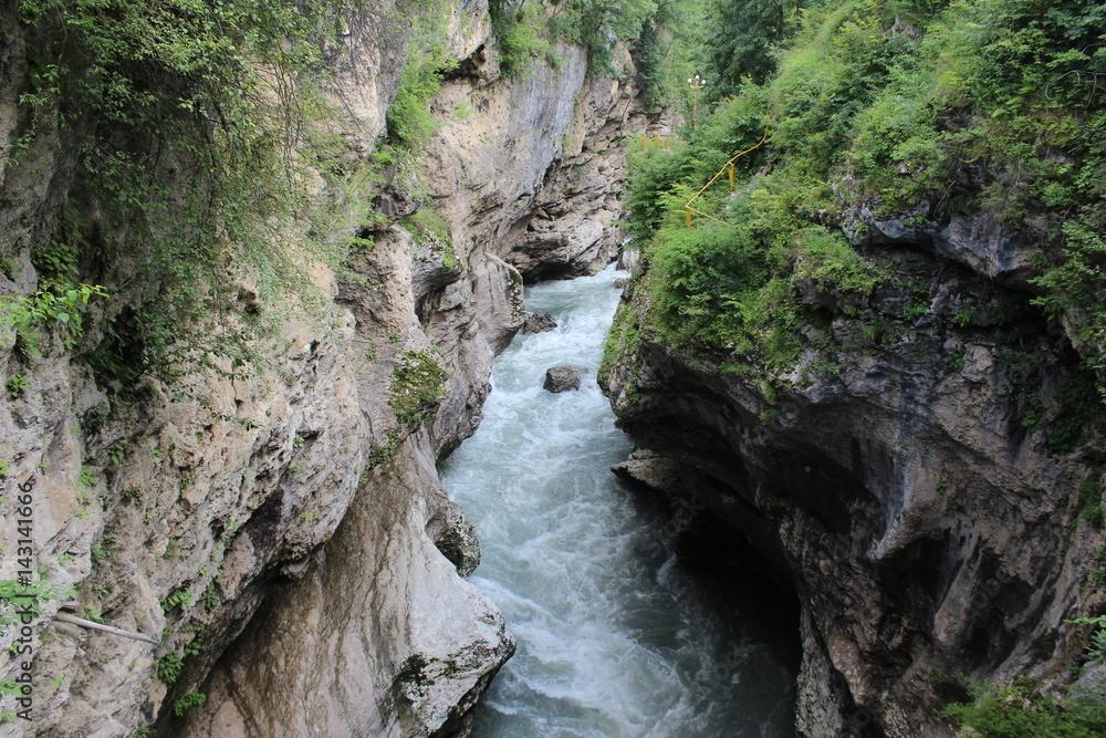 river in the gorge