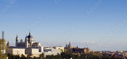Royal Palace and Almudena Cathedral in Madrid