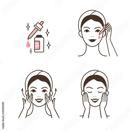 Serum applying