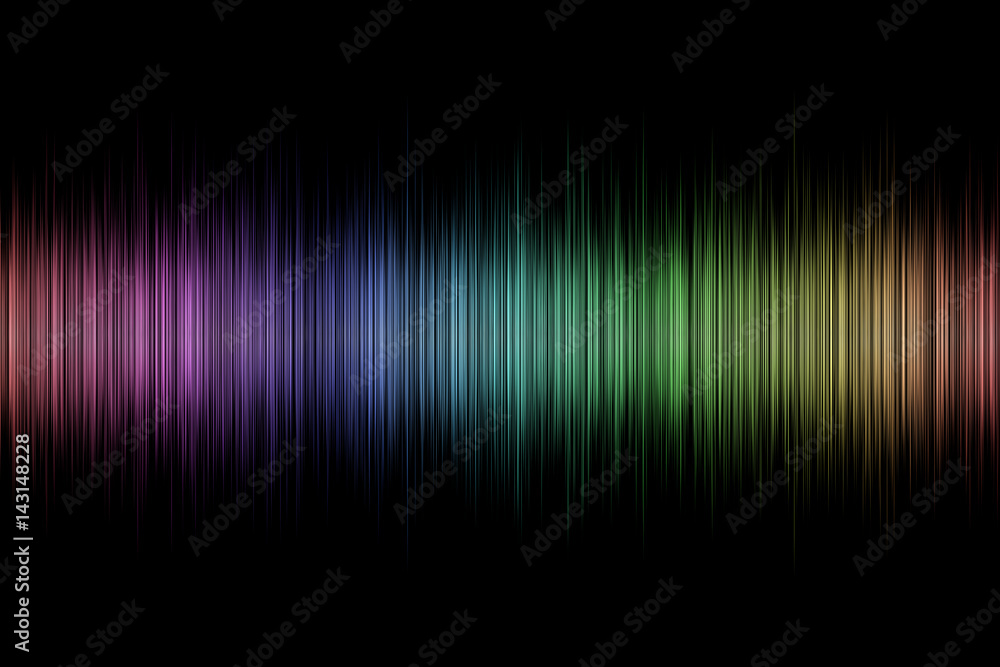 Colorful rainbow color spectrum