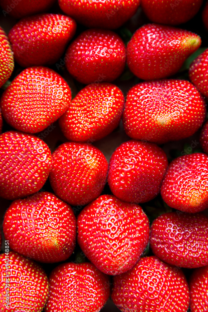 Fresh ripe strawberries background Fresh ripe strawberries background