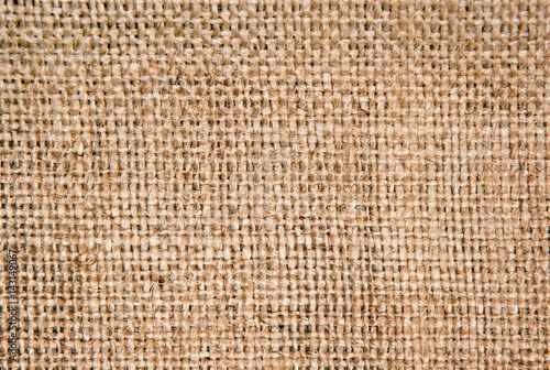 Closeup of a burlap texture