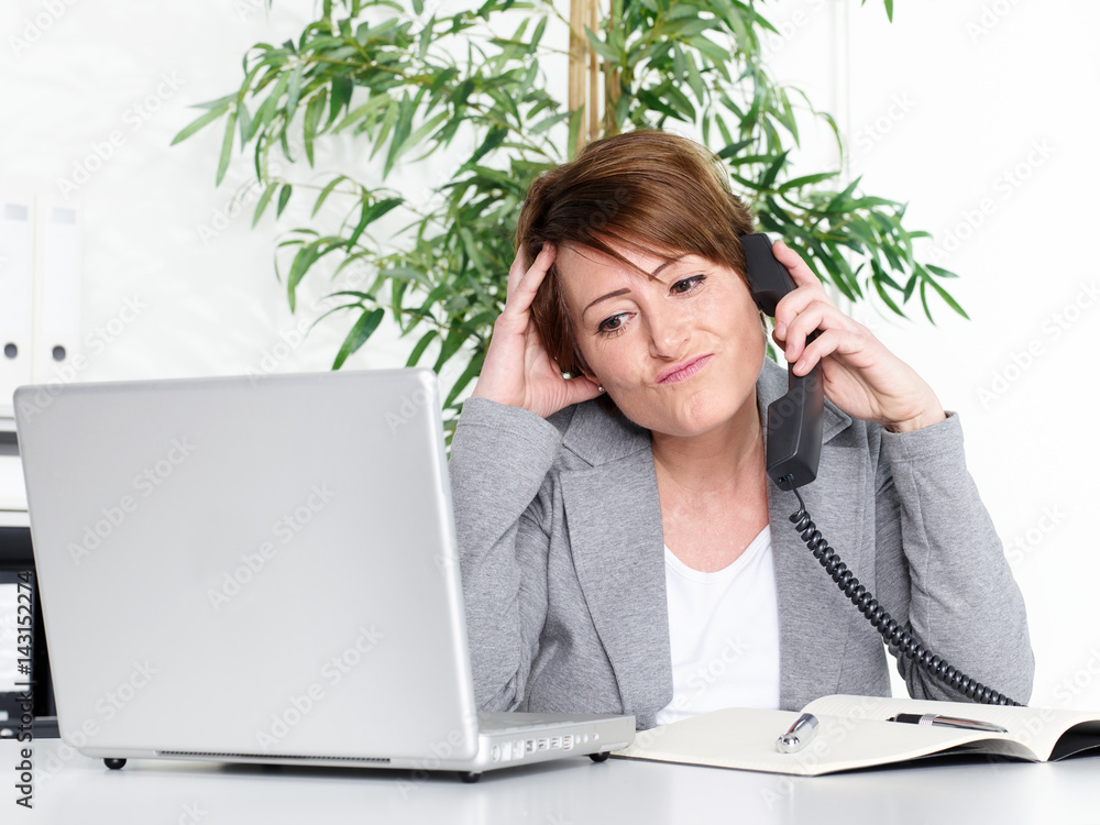 Stressed out employee