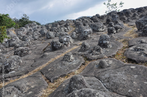 Rocky landscape in phuhinrongkla National Park, Phitsanulok, Thailand