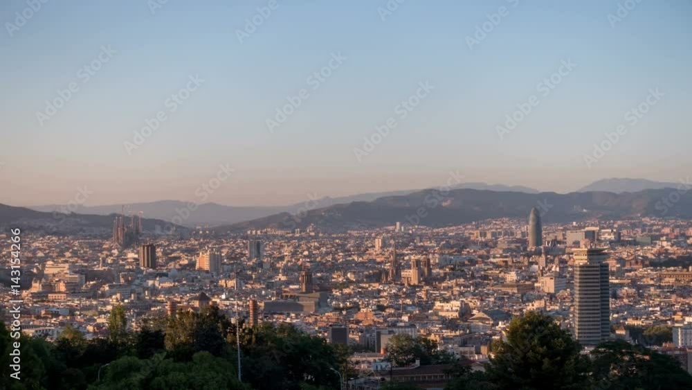 Barcelona. View of the city