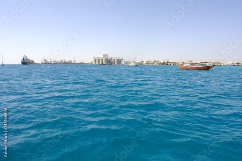 Port Sudan - a port city in eastern Sudan, and the capital of the state of Red Sea 