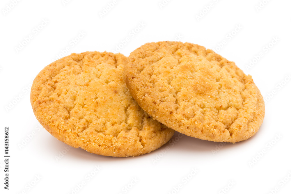 Cookies nuts on the isolated on white background. Cookies nuts on the isolated on white background.