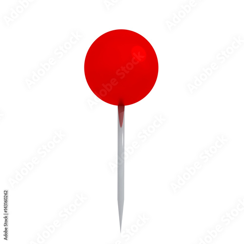red pin illustration