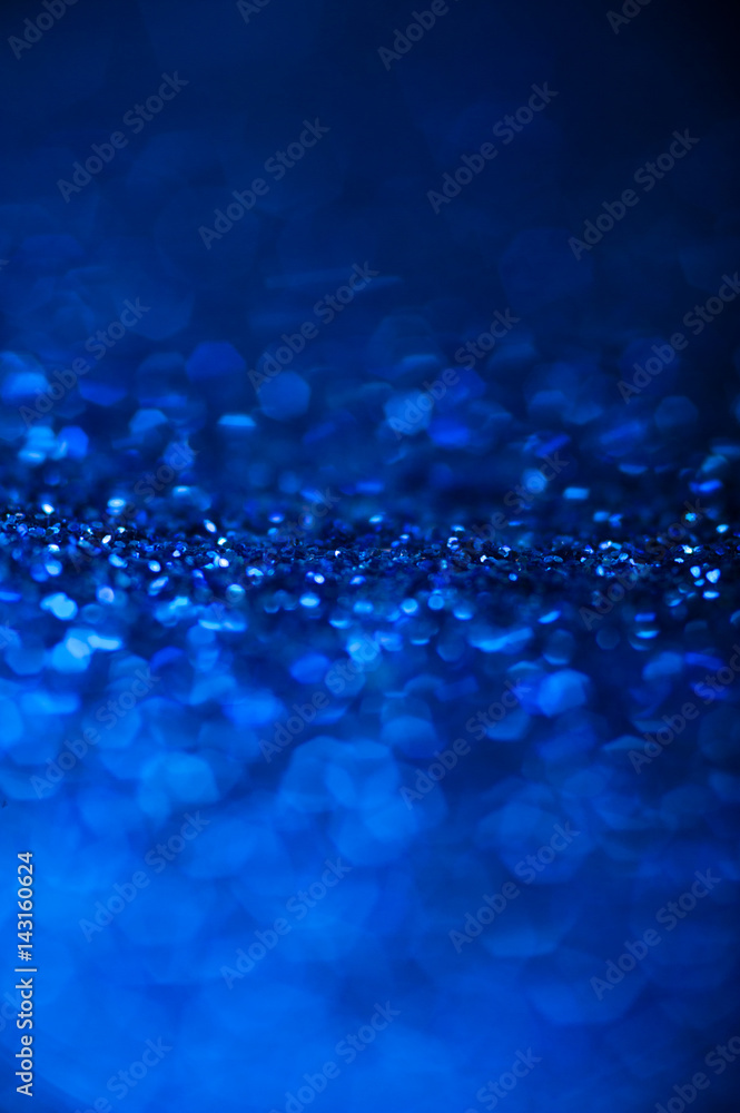 Blue glitter background. Abstract bokeh lights Blue glitter background. Abstract bokeh lights