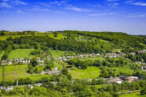 stroud town village gloucestershire england uk