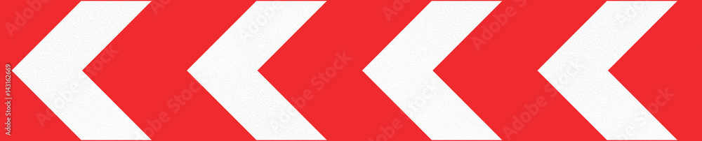 Road sign used in Estonia - Chevron at the side of the road Road sign used in Estonia - Chevron at the side of the road