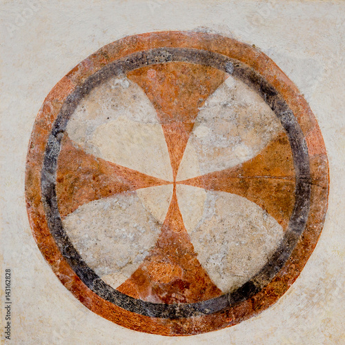 Foto Consecration Cross enclosed within a circle