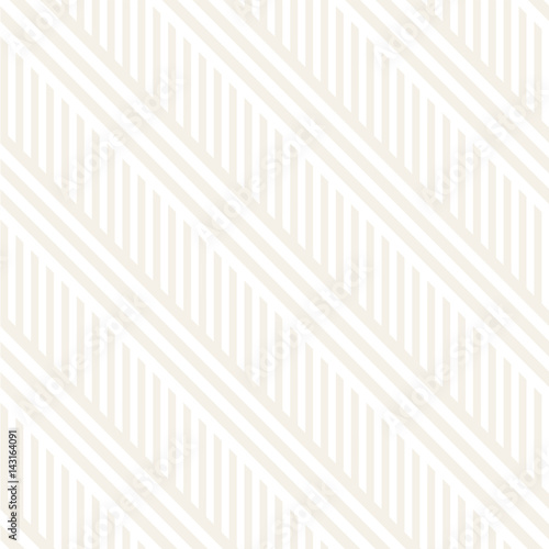 Interlacing Parallel Stripes. Vector Seamless Subtle Monochrome Pattern.