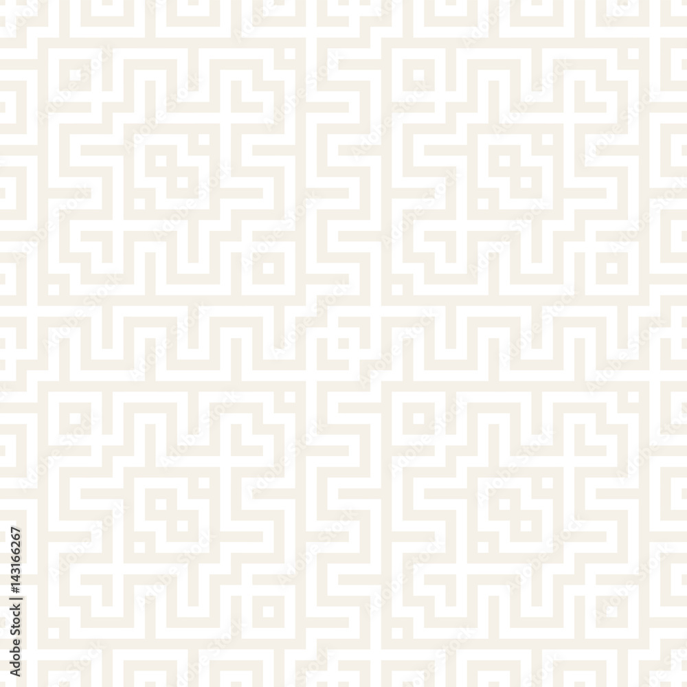 Maze Tangled Lines Contemporary Graphic. Abstract Geometric Background Design. Vector Seamless Pattern. Maze Tangled Lines Contemporary Graphic. Abstract Geometric Background Design. Vector Seamless Pattern.