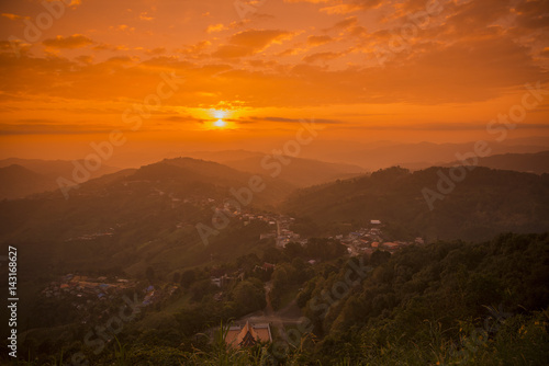 THAILAND CHIANG RAI MAE SALONG LANDSCAPE