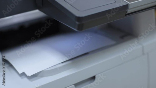 multifunction printer or copier start prints