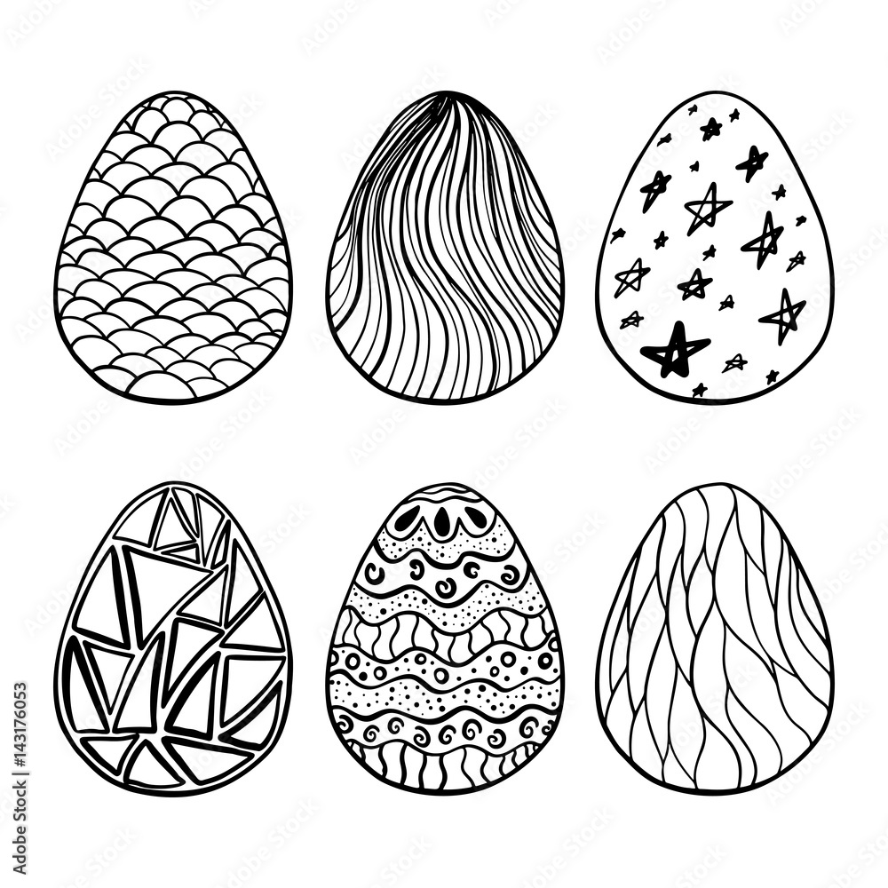 Fototapeta premium eggs set
