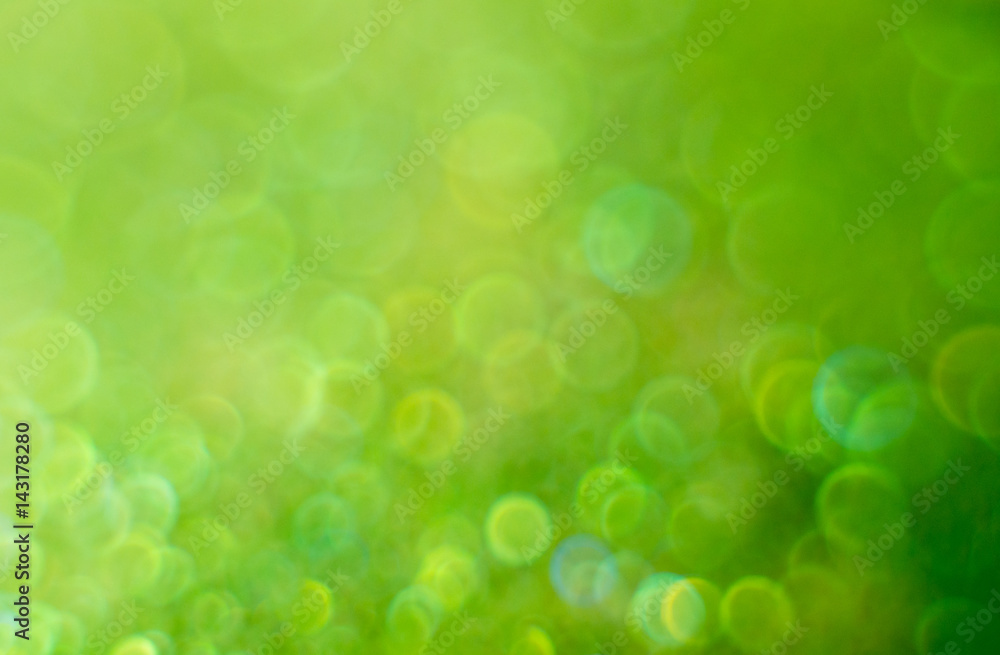 Fototapeta premium green background blurred bokeh effect