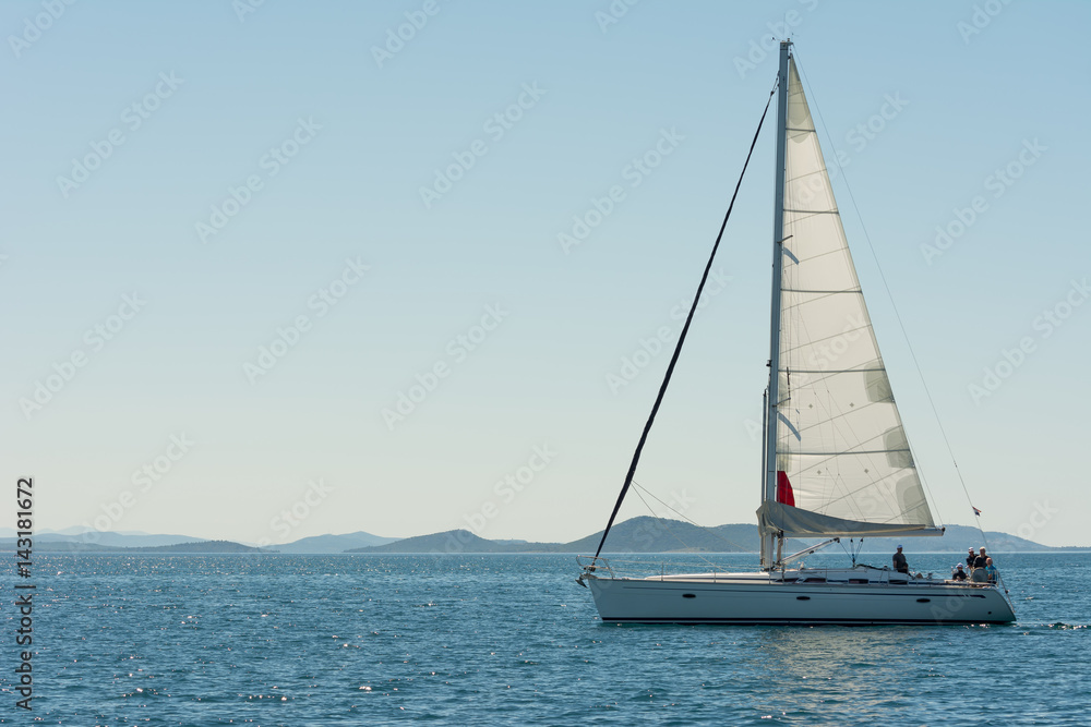 Fototapeta premium Segelyacht