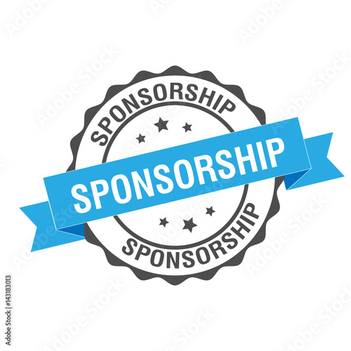 Sponsorship stamp illustration