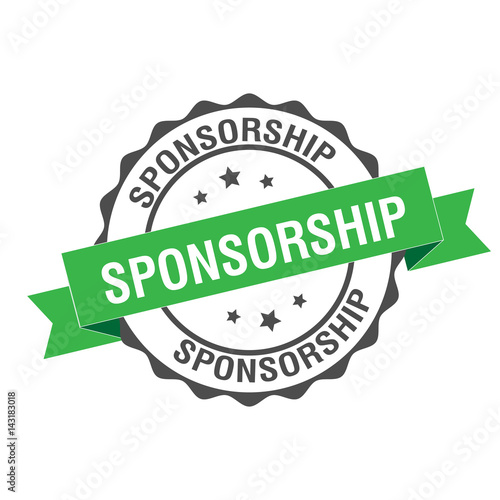 Sponsorship stamp illustration