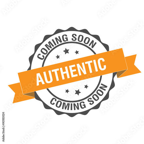 Authentic stamp illustration