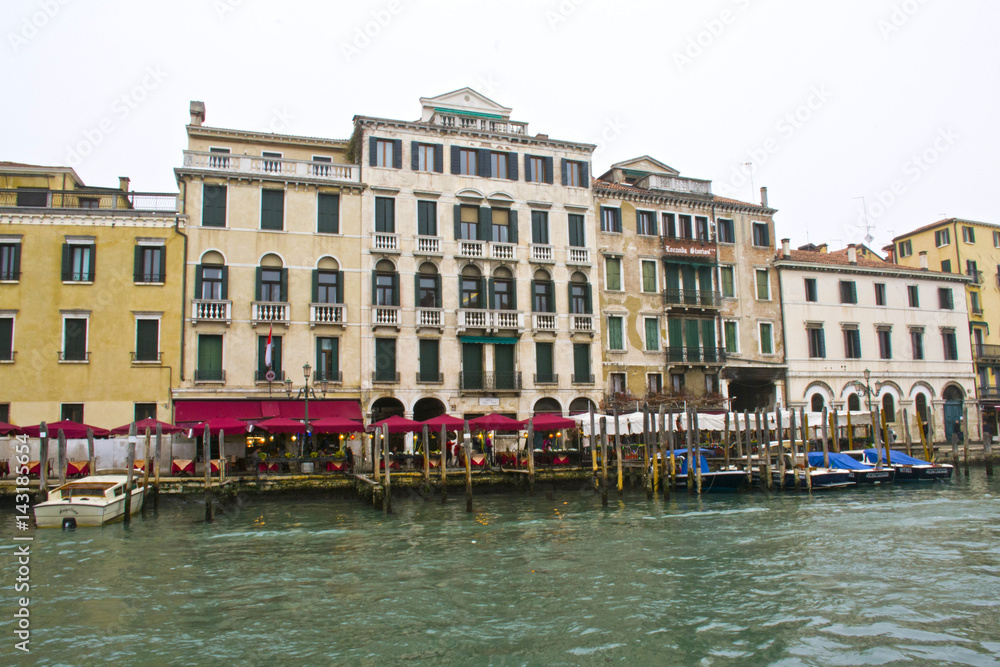 Panorama del Canal Grande di Venezia - Italia