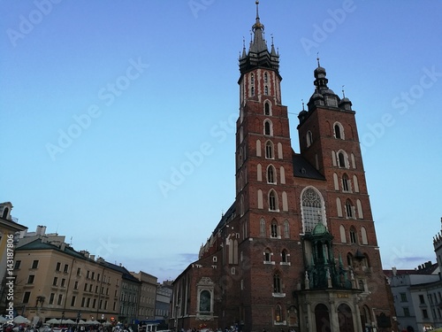 The Basilica of Santa Maria in Krakow